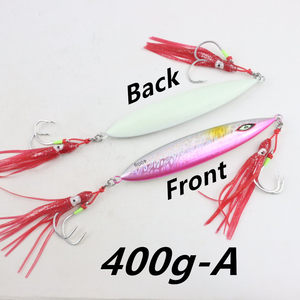 Esca Artificiale Metallica Luminosa OEM di Alta Qualità 400g, Jig per Calamari e Spigole, Ideale per la <span class=keywords><strong>Pesca</strong></span> in Fiume, Modello Minnow - Vendita Calda - Product Image 3