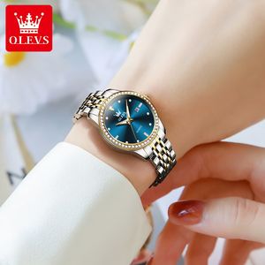Montres-bracelets de luxe Olevs 3625 OEM ODM avec logo personnalisé, diamants, calendrier, <span class=keywords><strong>montre</strong></span> à quartz pour <span class=keywords><strong>femme</strong></span>, mode business, <span class=keywords><strong>montre</strong></span> pour <span class=keywords><strong>femme</strong></span> - Product Image 3