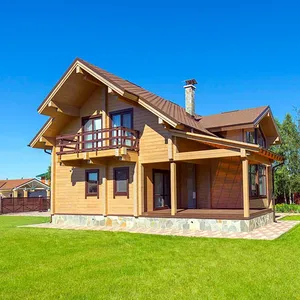 2020 Fresh design Beautiful Wooden Frame House Construction marketable garden villa buildings house fast construction houses