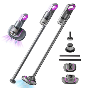 Aspiradora Inalámbrica Automática 0728 para el Hogar, 3 en 1, Eliminador de Ácaros Portátil con Batería Recargable - Product Image 1