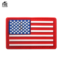 Patchs de drapeau américain, Badge tactique en PVC, Patch tactique, brassard de drapeau américain, Badge de drapeau des états-unis