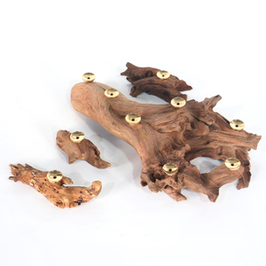 New Arrival Natural Irregular Wooden <b>Crystal</b> Display Base Handmade Root Wood Stand for Home Decoration - Product Image 2