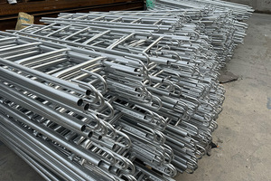 Andamio de acero de estilo industrial HRT <span class=keywords><strong>Escalera</strong></span> de mono <span class=keywords><strong>Escalera</strong></span> DE ACCESO <span class=keywords><strong>galvanizada</strong></span> en caliente con gancho para uso <span class=keywords><strong>exterior</strong></span> y en almacén - Product Image 5