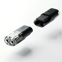 Connecteur de câblage rapide 2 broches à double cœur, conception plug-and-play, sans dénudage de fils requis, 6-9A, pour éclairage LED D2