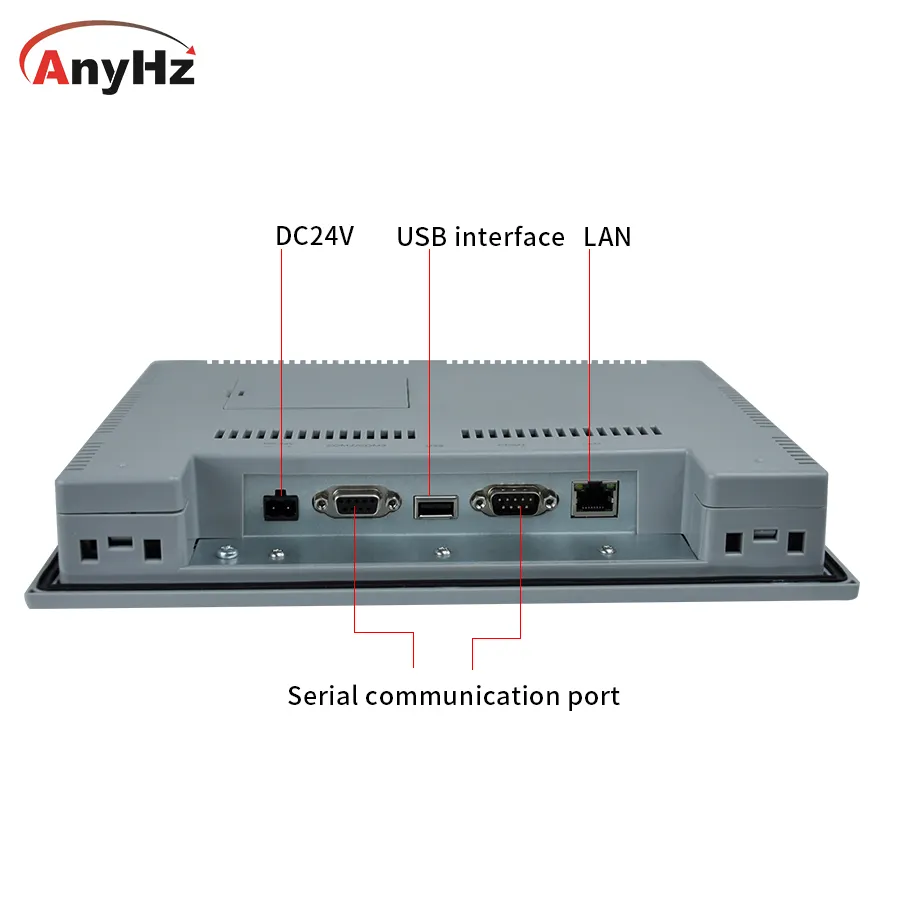 Panel layar sentuh HMI merek besar harga diskon PLC/HMI antarmuka mesin Ethernet manusia kontrol industri All-In-One