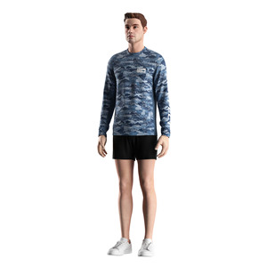 Camiseta Casual de Pesca para Hombre UPF100+ con Manga de Malla Elástica y Logotipo Personalizado, Ropa para Pescadores - Product Image 2