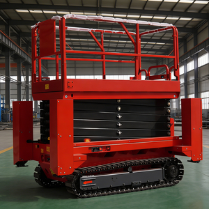 電動足場リフトプラットフォーム 2m-14m RUIJIE JTGZ モデル 113kg積載量 ワイヤレスリモコン 落下防止 マンガン製 - Product Image 2