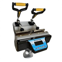 Presse à chaud double station LCD semi-automatique pour sublimation, machine à tasses mécanique, état neuf