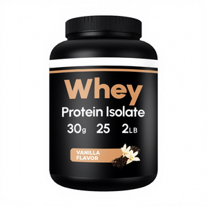 Proteína de Suero de Leche Natural Aislada en Polvo AMAZ OEM/ODM, 2LB (Incluye Aislado), Suministro de Fábrica Halal, Nutrición Deportiva para Adultos, Rápida - Product Image 1