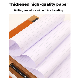 Business Data <strong>Files</strong> Archives A4 Signing And Negotiation Pu Leather Conference A4 <strong>File</strong> Folder Multi-function Manager Clip <strong>Pad</strong> - Product Image 4