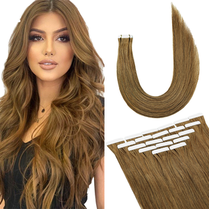 KSWIGS – Extensions de cheveux à bandes adhésives de couleurs mélangées, 100 % cheveux humains vierges Remy, trame invisible pour salons et distributeurs en gros – Vente directe usine - Product Image 1
