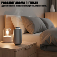 Diffuseur d'huiles essentielles électrique pour voiture, 10 ml, contrôlé par application, mini diffuseur portable pour hôtel et usage domestique