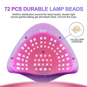 Lámpara LED <span class=keywords><strong>UV</strong></span> SUN X17 MAX <span class=keywords><strong>para</strong></span> <span class=keywords><strong>uñas</strong></span>, luz de <span class=keywords><strong>uñas</strong></span> inteligente <span class=keywords><strong>para</strong></span> secar esmalte de Gel, secador de <span class=keywords><strong>uñas</strong></span> profesional, herramientas de manicura - Product Image 5