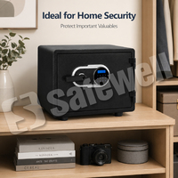 Caja Fuerte Ignífuga Safewell para el Hogar, Gabinete de Acero Sólido Resistente al Fuego con Bandeja Superior para Almacenamiento Organizado de Objetos de Valor