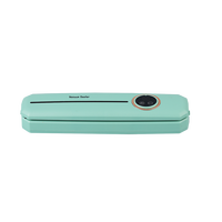 Mini machine automatique électrique de scellage sous vide pour aliments scellage et emballage de sacs en plastique pour le ménage et le camping-car pour les aliments et les ingrédients