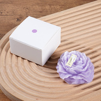 Lilin Aromaterapi Mewah Bentuk Bunga, Lilin Aromaterapi Alami Bebas Asap dan Tidak Beracun untuk Dekorasi Rumah