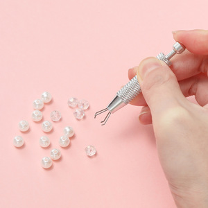 Pinzas de sujeción con forma de garra de gato, de aleación de aluminio, para herramientas de joyería DIY con cuentas sueltas y piedras preciosas - Product Image 4