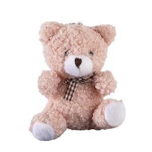 Mignon porte-clés en peluche douce en forme d'<span class=keywords><strong>ours</strong></span> en peluche, pendentif en peluche moelleux kawaii, charme pour accessoires de sac, décoration de mariage - Product Image 6