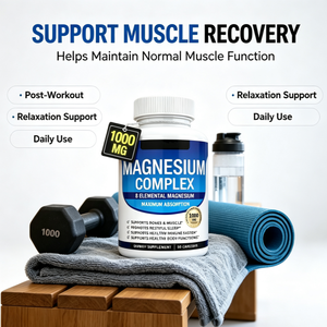 USA Inlanderversand Magnesium-Komplex Kapseln 90 Stück Unterstützung Veggie Caps - Product Image 3