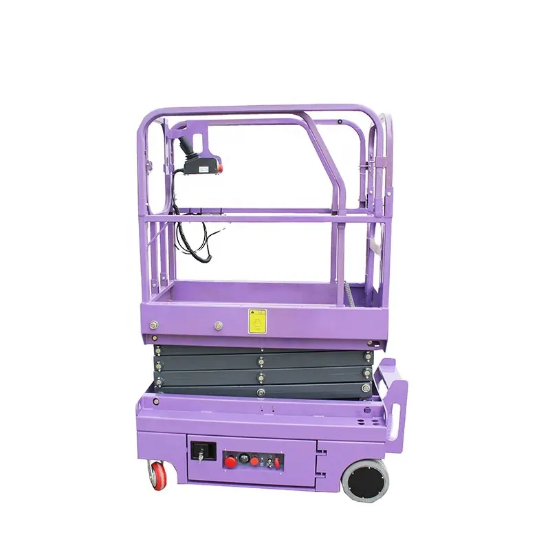 Preço Negociável 300kg 3-14m Bateria Elétrica Hidráulica Plataforma Aérea Homem Mini Mobile Scissor Lift