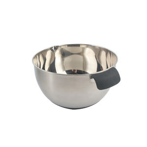 Avec base en silicone antidérapante, poignée en silicone, couvercles hermétiques et râpe, ensemble de bols mélangeurs en acier inoxydable de qualité supérieure - Product Image 3