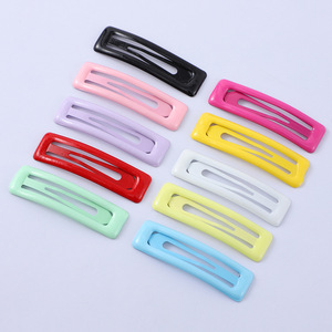 Pinces à cheveux rectangulaires 6 cm en alliage, clip BB coloré arc-en-ciel pour femmes, usage quotidien - Product Image 2