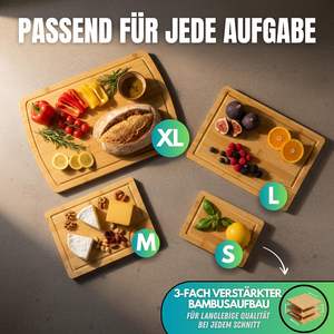 Tabla de Cortar de Bambú Personalizada Estilo Puente, 1.5 <span class=keywords><strong>cm</strong></span> de Grosor, Rectangular, en una Sola Pieza, Regalo de Boda Personalizado para Cocina - Product Image 2