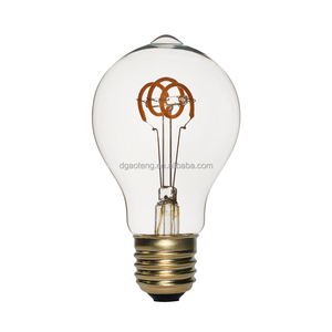 Filament A60 <span class=keywords><strong>Led</strong></span> Bulb - 2700Kelvin ấm trắng toàn cầu Edison bóng đèn với Khói Thủy tinh, E27 cơ sở, 2200-240V, thay đổi độ sáng - Product Image 5