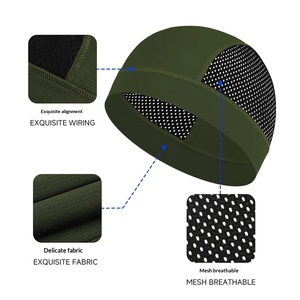 Bonnet Respirant en Maille pour Casque, Anti-Transpiration, Cyclisme, Course à Pied, Unisexe, Séchage Rapide, Chapeau de Sport, Vente en Gros - Product Image 2