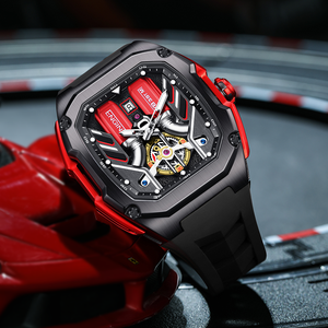 Montres à quartz pour homme, nouveau modèle V12, style baril de vin, lumineuses, étanches, tendance, livraison directe. - Product Image 2