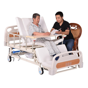 เตียงพยาบาล Yuefeng แบบปรับได้เต็มความยาวด้วยมือหมุน สำหรับผู้สูงอายุ ผู้ป่วยอัมพาต ใช้ในบ้านหรือโรงพยาบาล โครงสร้างเหล็กกล้าคาร์บอน - Product Image 1