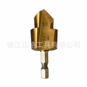 Hexagonal Shank Spade Drill Bit 15 18 24mm Gold Finish For Water Pipe Flaring And Enlarging - Product Image 3