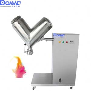 Mezclador en V Pequeño para Laboratorio, Capacidad de 10 Kilos, 20 L, PVC, para Alimentos, Resina, Vitaminas, Lavado, con Motor Homogeneizador para Químicos - Product Image 2