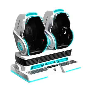 2024 VR Egg Chair 9D VR Cinema 360 de Montaña Rusa juego de disparos con pistola con realidad Visual centro de juegos interior negocio