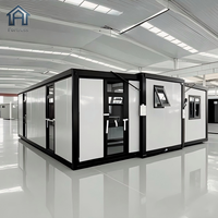 Maison conteneur extensible 20ft 40ft de luxe 3 chambres, maison modulaire préfabriquée certifiée CE, villa conforme aux normes australiennes pour le marché résidentiel
