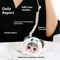 Robot en peluche intelligent Hongsheng AI, compagnon parlant pour enfants de 7 à 12 ans, avec interaction tactile émotionnelle et contrôle par application