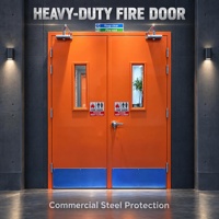 Porte coupe-feu en acier certifiée CE, résistante au feu, pour sortie de secours, conforme aux normes australiennes, pour hôtels