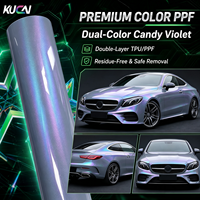 KUCAI Film de protection de peinture (PPF) auto-cicatrisant en TPU de qualité supérieure, film de changement de couleur pour carrosserie de voiture, anti-jaunissement