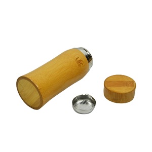 LBC Bamboo Thermos Cup 301-400ml Portable Tea Infuser For Men And Women - Product Image 5