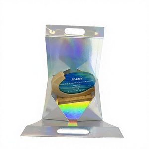 <span class=keywords><strong>Caja</strong></span> <span class=keywords><strong>de</strong></span> Cartón Triangular <span class=keywords><strong>de</strong></span> Lujo, Magnética, Plegable, con Asa, Impresión Láser Holográfica, Empaque <span class=keywords><strong>de</strong></span> Regalo <span class=keywords><strong>para</strong></span> Bodas, Fiestas, Cosméticos - Product Image 6