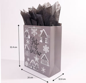 2024 Custom Gift Paper Bag <b>Christmas</b> Gift Bag Birthday Gift Packaging Bag - Product Image 3