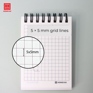 Libreta Espiral Mini Oringa Hong Ha, Cubierta de Papel, Papel Suave, Diseño Bonito, Encuadernación Duradera, Impresión Digital para Estudio y Promoción - Product Image 3