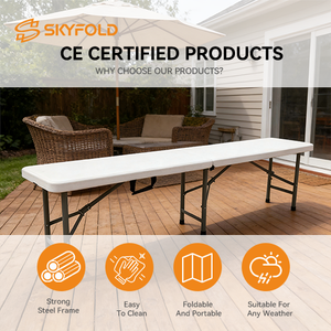 Sedia <span class=keywords><strong>da</strong></span> Giardino in Plastica di Grado Commerciale, Sedia <span class=keywords><strong>da</strong></span> Esterno in Resina Resistente Impilabile per Noleggio Eventi - Product Image 5