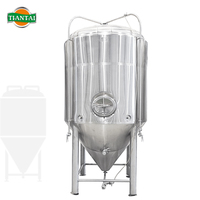 Équipement de bière 1000L 10HL pour le brassage de bière Veste de vapeur Équipement de brasseur de chauffage