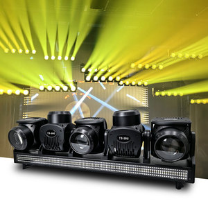 Nuovo Arrivo Faro Mobile a 5 Teste 120W Tornado con Strobo, Effetto Beam Wash RGB, DMX512 RDM per DJ, Club, Matrimoni, Eventi e Illuminazione Scenica - Product Image 1