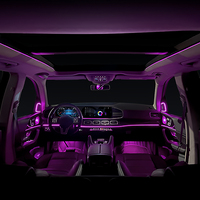KYNCHO pour Mercedes Benz GLS W167 X167 Lumière d'ambiance Turbine magique Sortie d'air Nouvelle lumière d'ambiance de voiture LED Symphonie