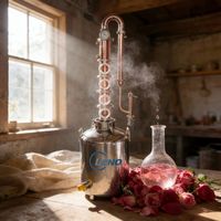 Alambic à colonne de reflux pour la production d'alcool neutre de haute pureté
