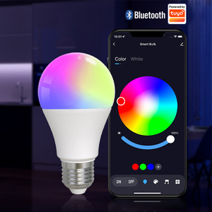 Độ sáng cao 820 lumen thông minh LED bóng đèn bằng giọng nói Bluetooth app điều khiển thông minh RGB ánh sáng với E27 cơ sở cho phòng ngủ livingroom - Product Image 3