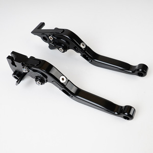Kit de remplacement de leviers de frein et d'embrayage réglables pour Kawasaki <span class=keywords><strong>Ninja</strong></span> <span class=keywords><strong>400</strong></span> (noir-vert) - Pièces de modification - Product Image 3