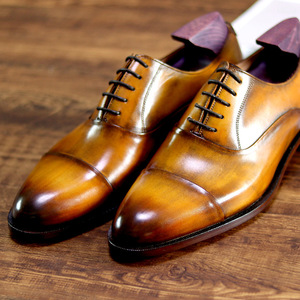 Zapatos <span class=keywords><strong>Oxford</strong></span> Clásicos Italianos con Construcción Goodyear para Hombre, Zapatos <span class=keywords><strong>Oxford</strong></span> de Vestir para Negocios, Zapatos de Cuero Genuino de Alta Calidad, Zapatos Personalizados para Hombre - Product Image 1